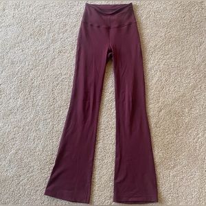 NWOT Lululemon Groove Pants - Red Merlot